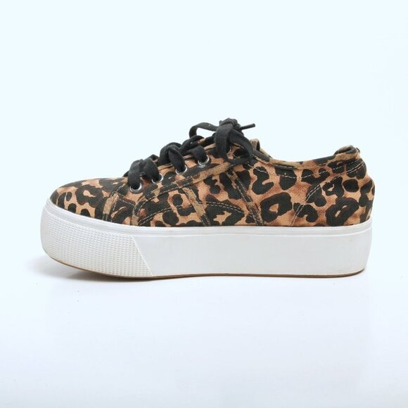 Steve Madden Emmi Leopard Print Platform Sneakers - Picture 8 of 13